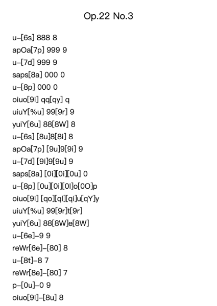 Op. 22 No. 3
