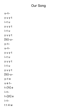 Our Song
