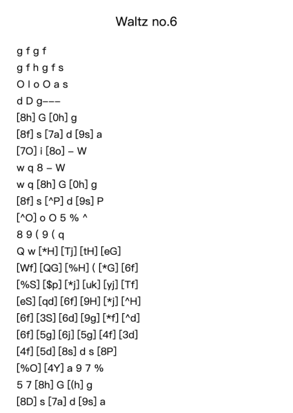Waltz No. 6