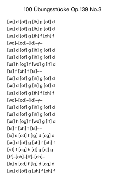 100 Übungsstücke, Op. 139: No. 3