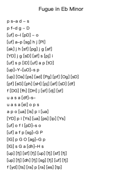 Fugue in Eb Minor