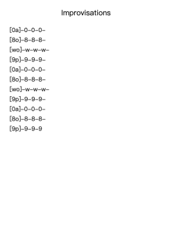 Improvisations