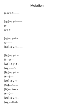 Mutation (from Minecraft)