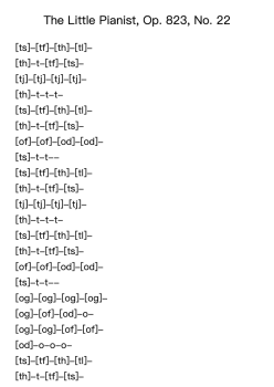 The Little Pianist, Op. 823, No. 22
