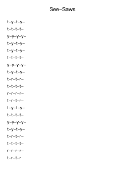 See-Saws