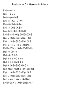 Prelude in C# Minor