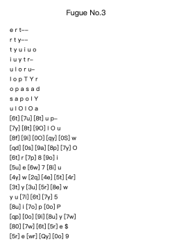 Fugue No.3