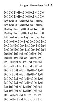 Finger Exercises Vol. 1 - Ex. 3