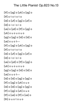 Etude Op. 823 No. 13 "The Little Pianist"