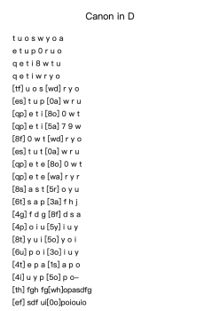 Canon in D Major, Pachelbel's Canon