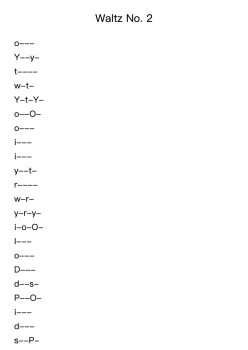 Waltz No. 2