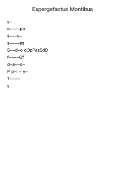 Expergefactus Montibus