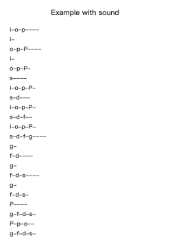 Example with sound