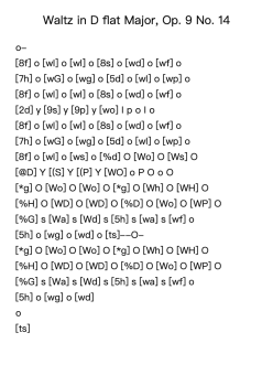 Waltz in D flat Major, Op. 9 No. 14