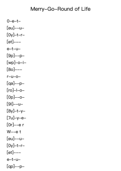 Merry-Go-Round of Life