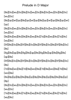 Prelude in D Major