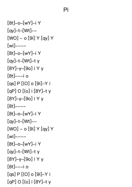 Pi
