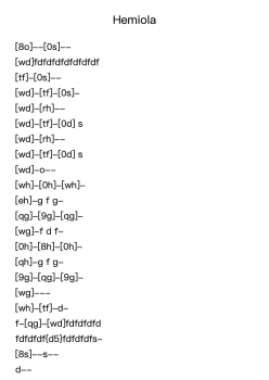 Hemiola
