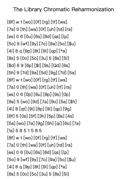 The Library Chromatic Reharmonization