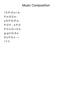 Music Composition