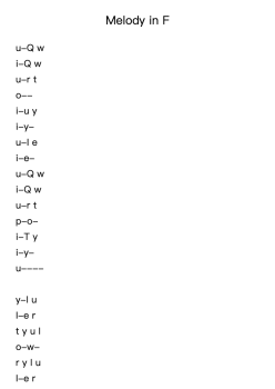 Melody in F, Op. 3, No. 1