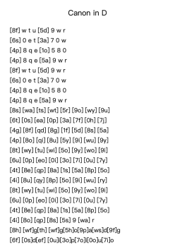 Canon in D Major, Pachelbel's Canon