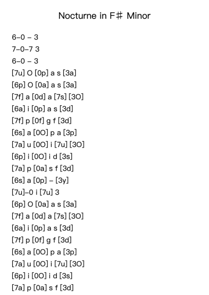 Nocturne in F♯ Minor