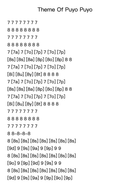 Theme Of Puyo Puyo