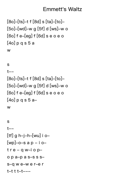 Emmett's Waltz