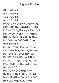 Fugue in D minor