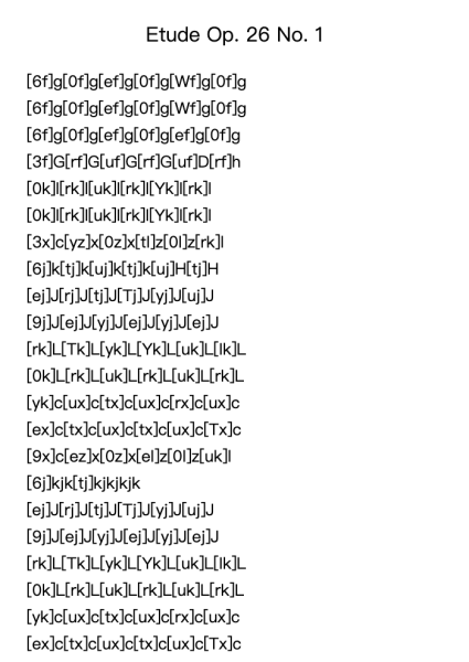 Etude Op. 26 No. 1