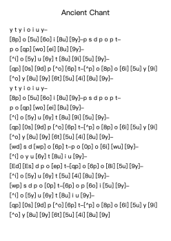 Ancient Chant