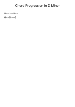 Chord Progression in D Minor (i-V-i)