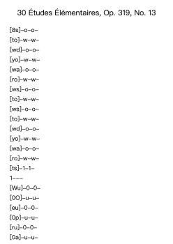 30 Études Élémentaires, Op. 319, No. 13