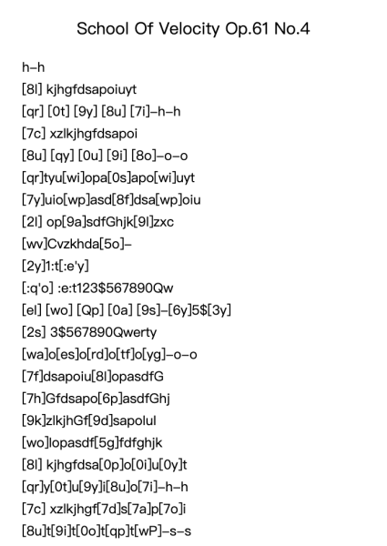 School of Velocity, Op. 61, No. 4