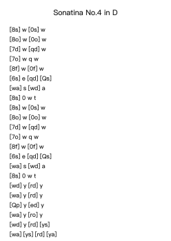Theme and Variations, Sonatina No.4 in D