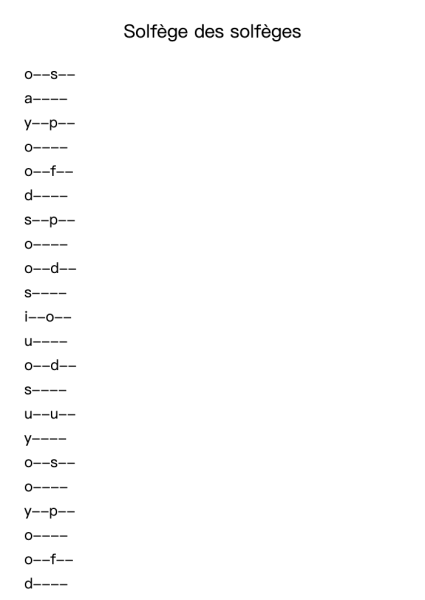 Solfège des solfèges - Ex.21