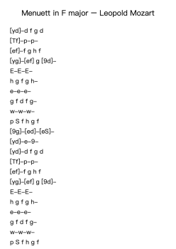 Menuett in F Major