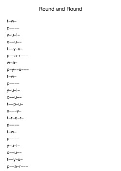 Round and Round (Perry Como Version)