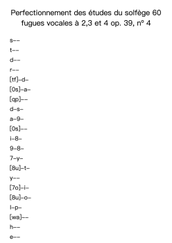 60 Fugues Vocales à 2, 3 et 4 Voix, Op. 39, No. 4