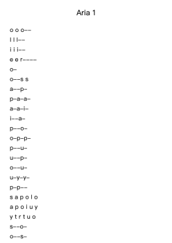 Aria 1