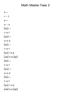 Math Master Fase 2