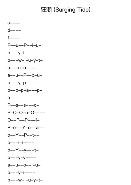 狂潮 (Surging Tide)