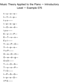 Music Theory Applied to the Piano – Introductory Level – Example 075