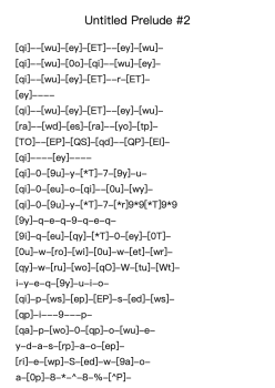 Prelude No. 2