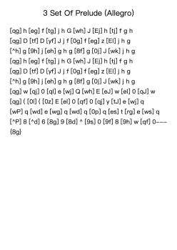 Prelude (Allegro)