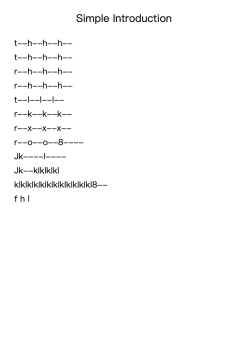 Simple Introduction