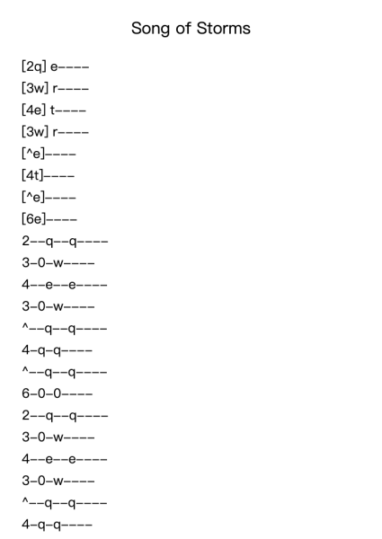 Song of Storms