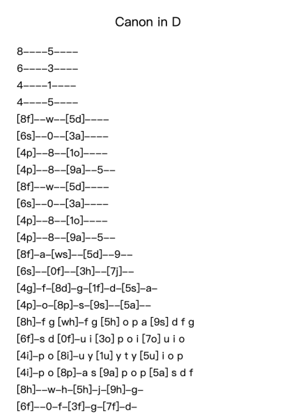 Canon and Gigue in D Major, P.37