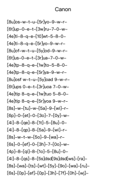 Canon in D Major
